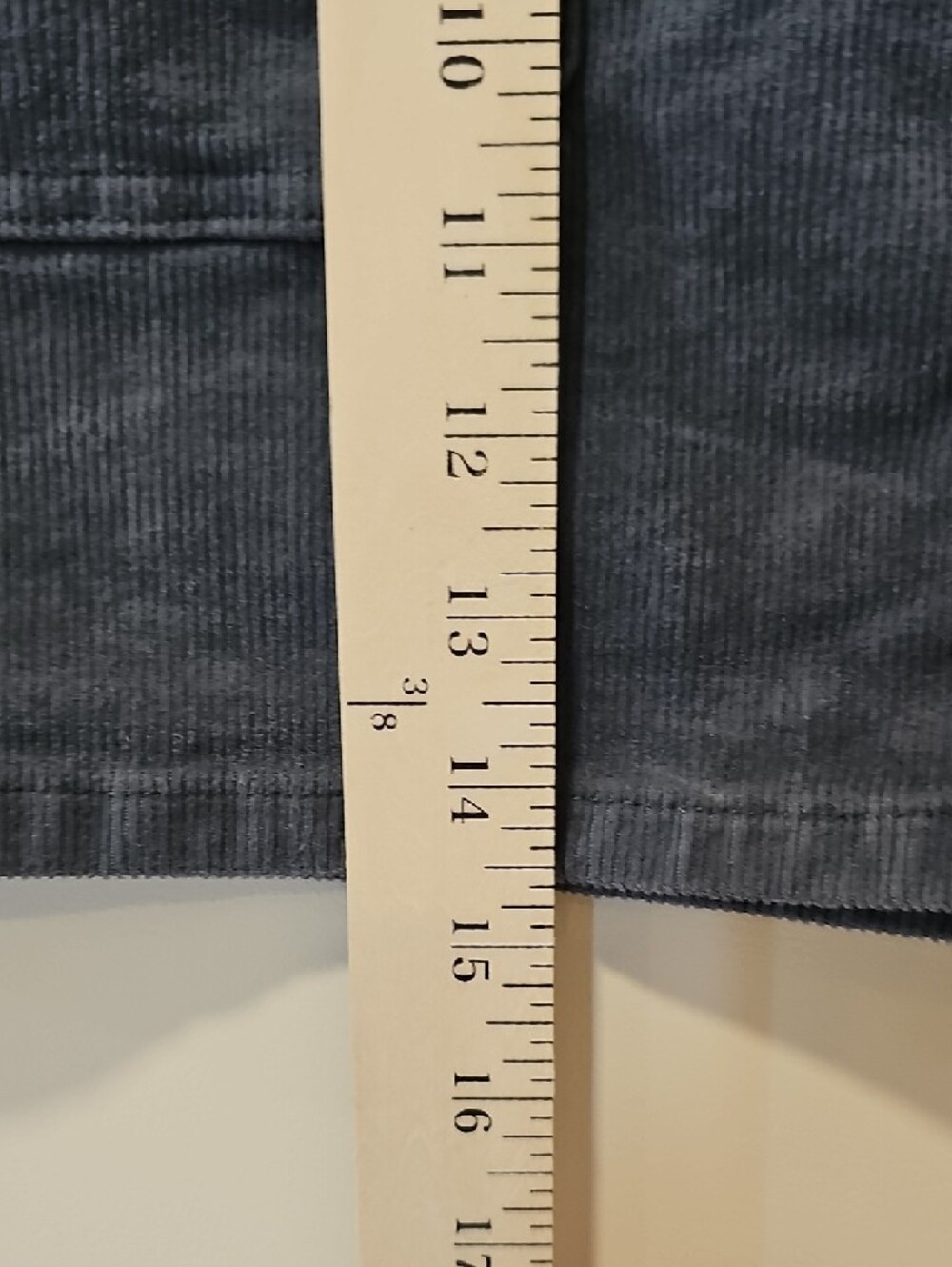 American Eagle High Waisted Corduroy Mini Skirt; EUC; Size 10; Teal color - Picture 5 of 7